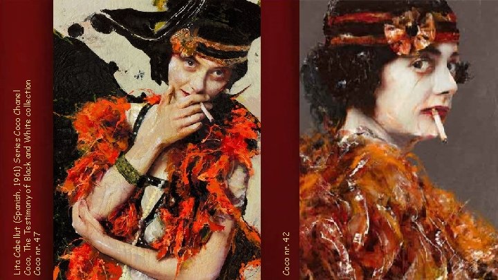 Coco nr. 42 Lita Cabellut (Spanish, 1961) Series Coco Chanel Coco, The Testimony of