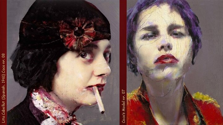 Coco’s Model nr. 07 Lita Cabellut (Spanish, 1961) Coco nr. 08 