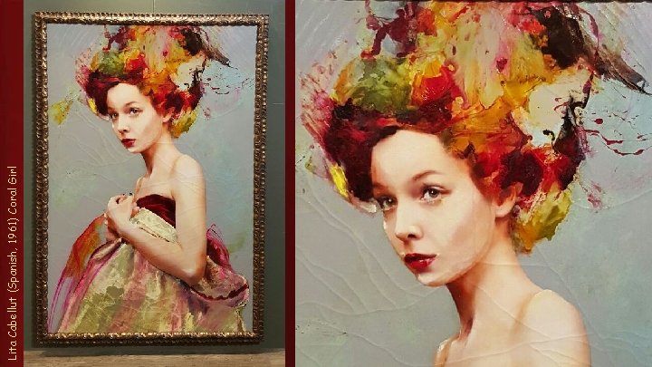 Lita Cabellut (Spanish, 1961) Coral Girl 