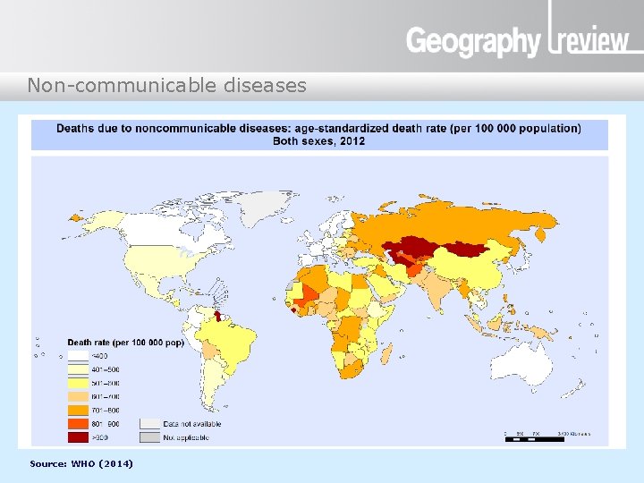 Non-communicable diseases Source: WHO (2014) 
