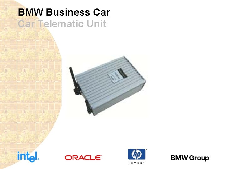 BMW Business Car Telematic Unit 