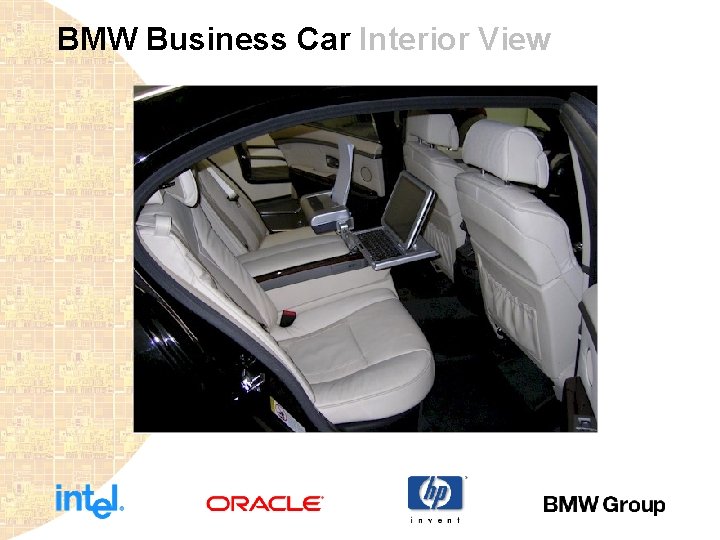 BMW Business Car Interior View 