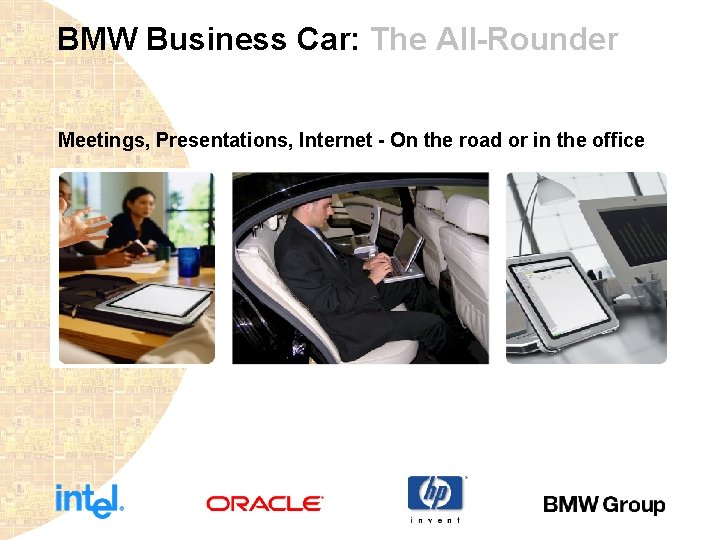 BMW Business Car: The All-Rounder Meetings, Presentations, Internet - On the road or in