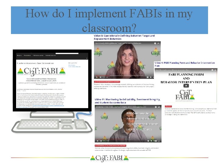 How do I implement FABIs in my classroom? 