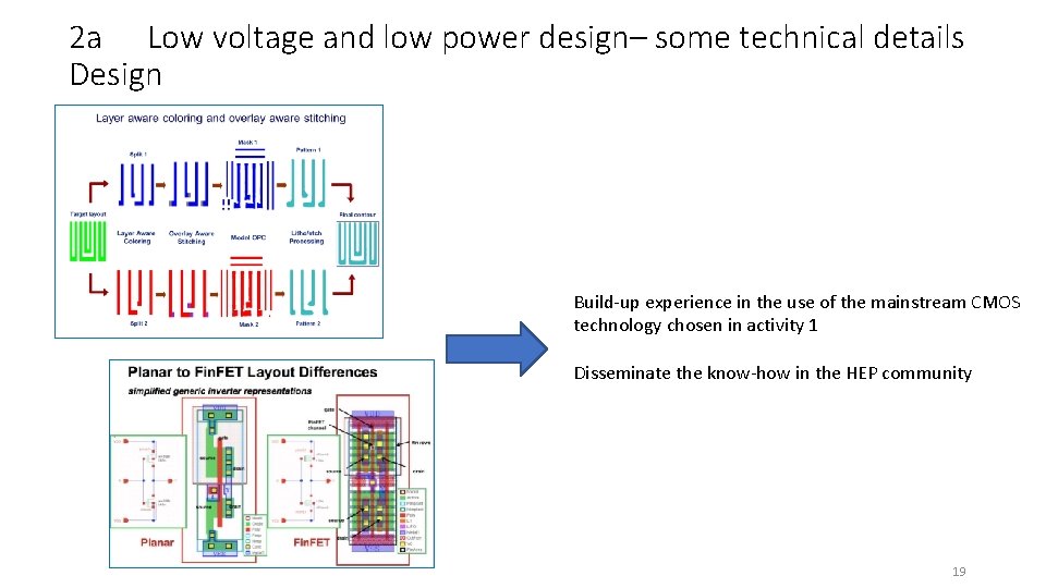 2 a Low voltage and low power design– some technical details Design Build-up experience