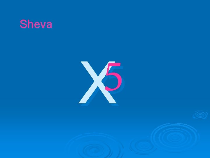 Sheva 5 X 