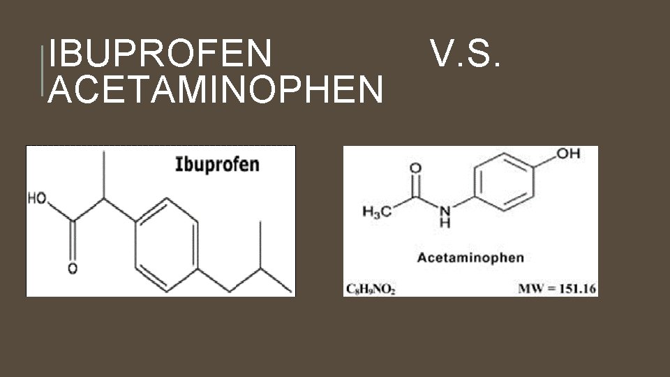 IBUPROFEN ACETAMINOPHEN V. S. 