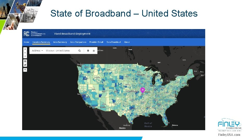 State of Broadband – United States Finley. USA. com 