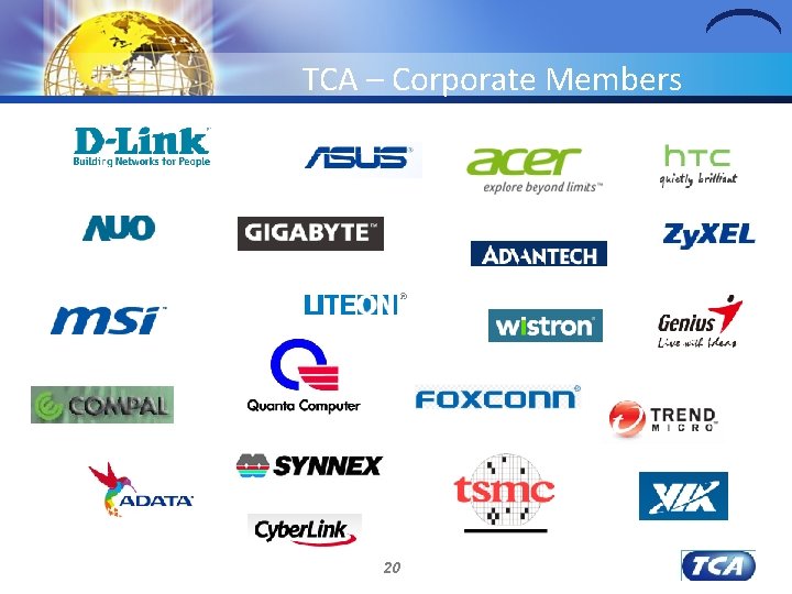 TCA – Corporate Members 20 