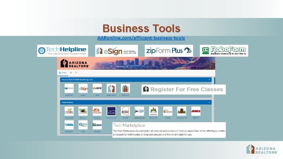 Business Tools AARonline. com/efficient-business-tools 