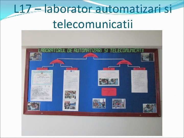 L 17 – laborator automatizari si telecomunicatii 