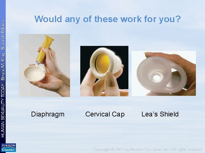 Would any of these work for you? Diaphragm Cervical Cap Lea’s Shield 