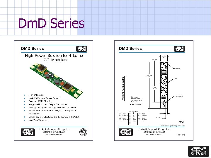 Dm. D Series 