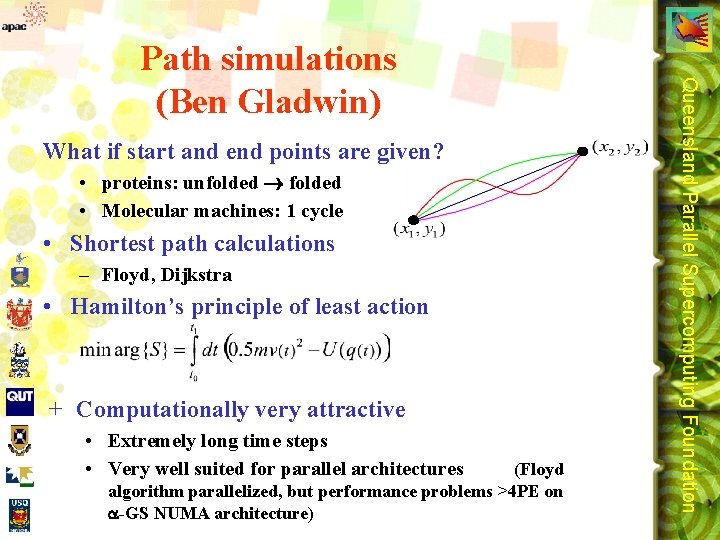 What if start and end points are given? • proteins: unfolded • Molecular machines: