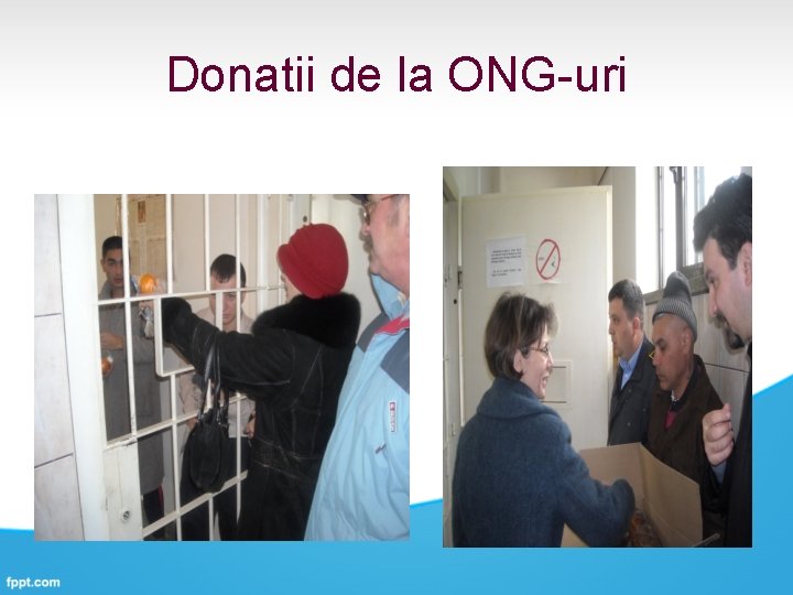 Donatii de la ONG-uri 