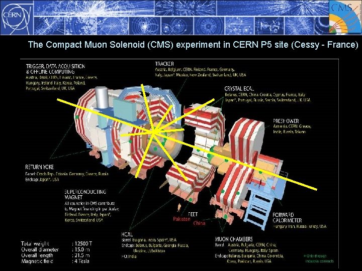 The Compact Muon Solenoid (CMS) experiment in CERN P 5 site (Cessy - France)