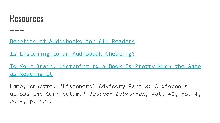 Resources Benefits of Audiobooks for All Readers Is Listening to an Audiobook Cheating? To