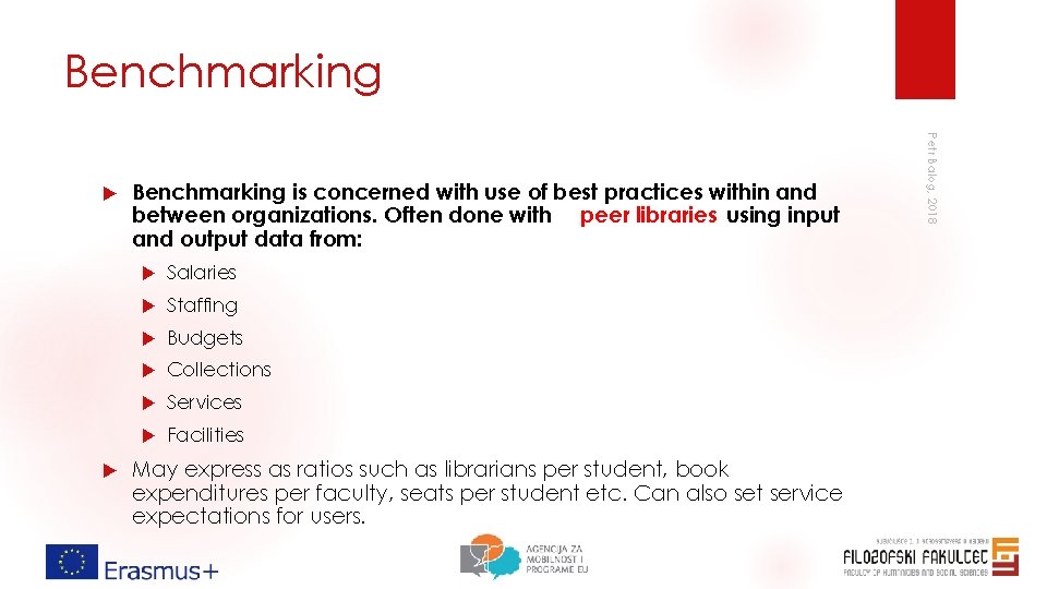 Benchmarking is concerned with use of best practices within and between organizations. Often done