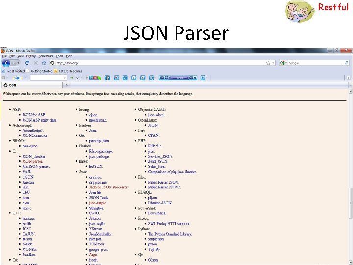 Restful JSON Parser 