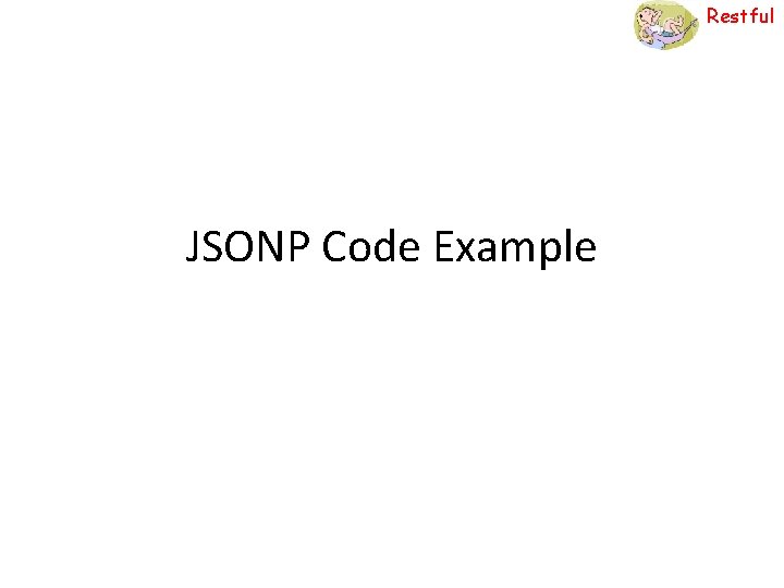 Restful JSONP Code Example 