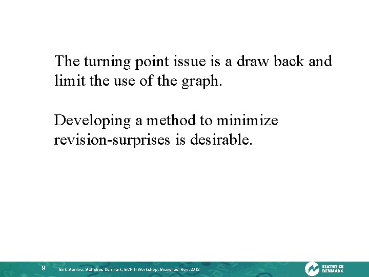 The turning point issue is a draw back and limit the use of the