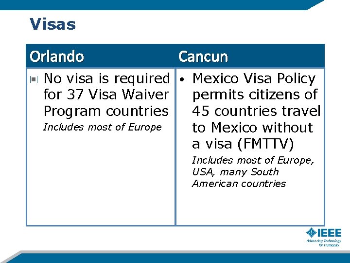 Visas Orlando Cancun No visa is required • Mexico Visa Policy for 37 Visa