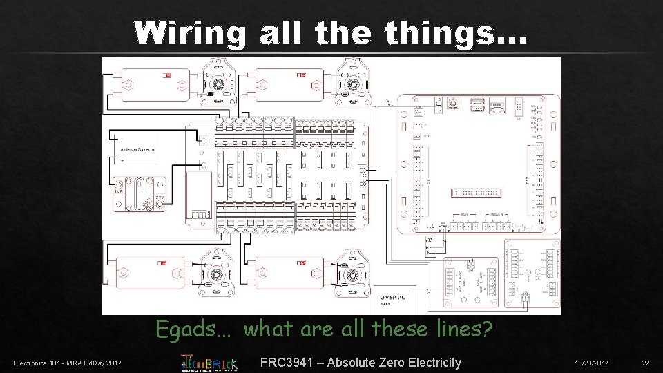 Wiring all the things… Egads… what are all these lines? Electronics 101 - MRA