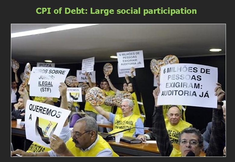 CPI of Debt: Large social participation 