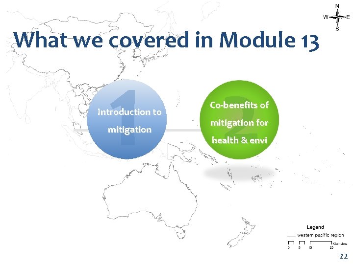 What we covered in Module 13 1 2 Introduction to mitigation Co-benefits of mitigation