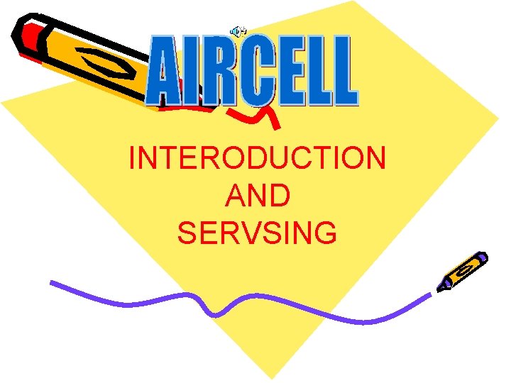 INTERODUCTION AND SERVSING 