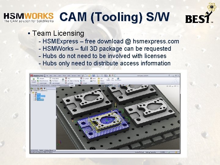 CAM (Tooling) S/W • Team Licensing - HSMExpress – free download @ hsmexpress. com