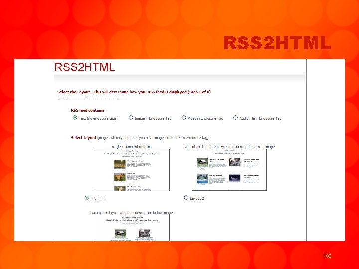 RSS 2 HTML 103 