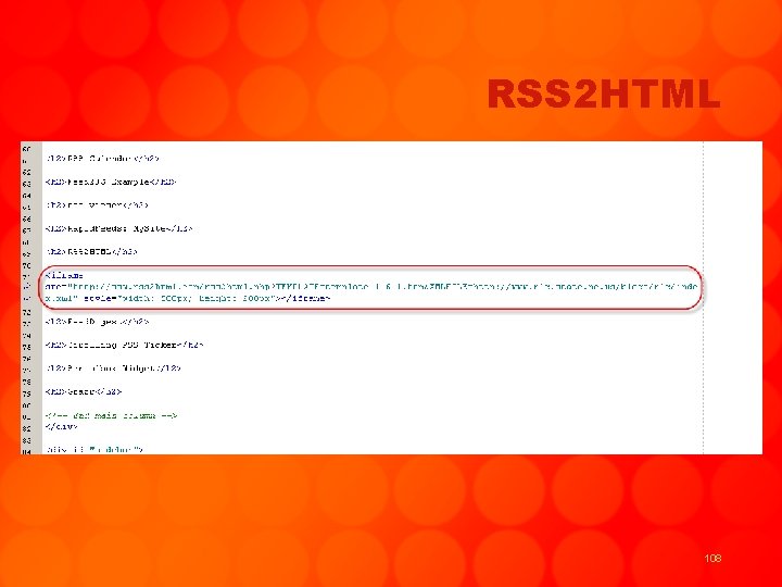 RSS 2 HTML 108 