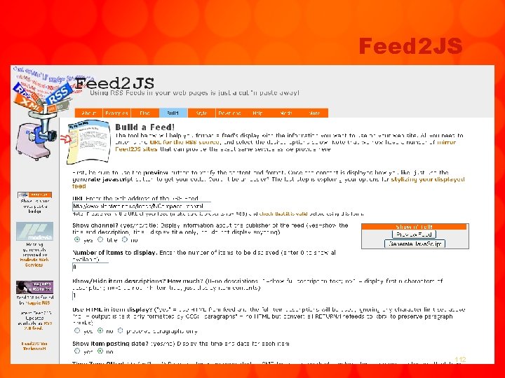 Feed 2 JS 112 
