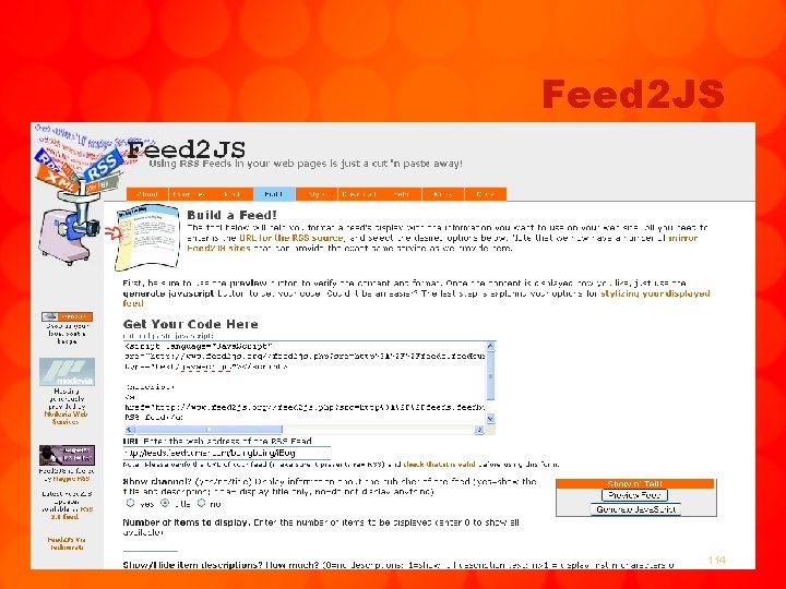 Feed 2 JS 114 