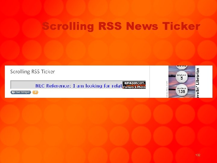 Scrolling RSS News Ticker 132 