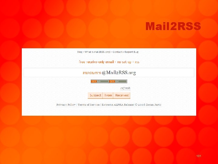 Mail 2 RSS 181 