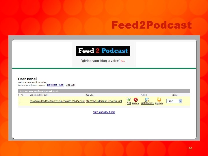 Feed 2 Podcast 195 