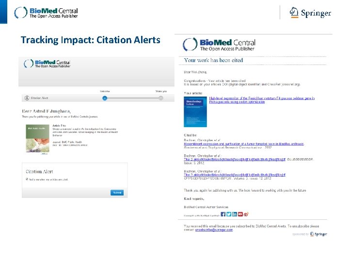 Tracking Impact: Citation Alerts 