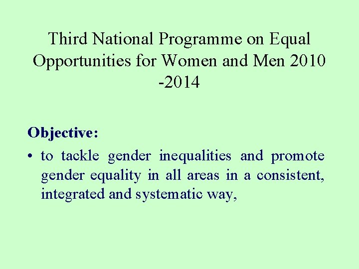 Equality between women and men in Lithuania Focus