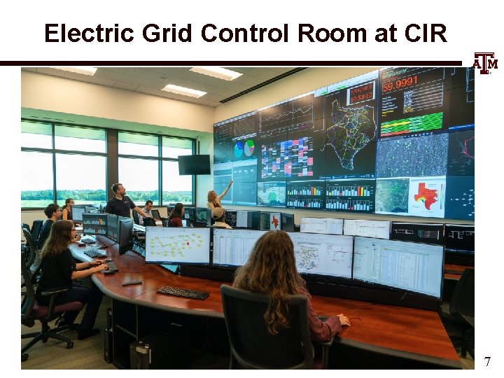 Electric Grid Control Room at CIR 7 