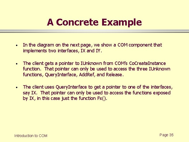 A Concrete Example · In the diagram on the next page, we show a