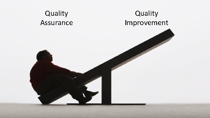 Quality Assurance Quality Improvement 