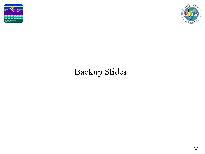 Backup Slides 83 