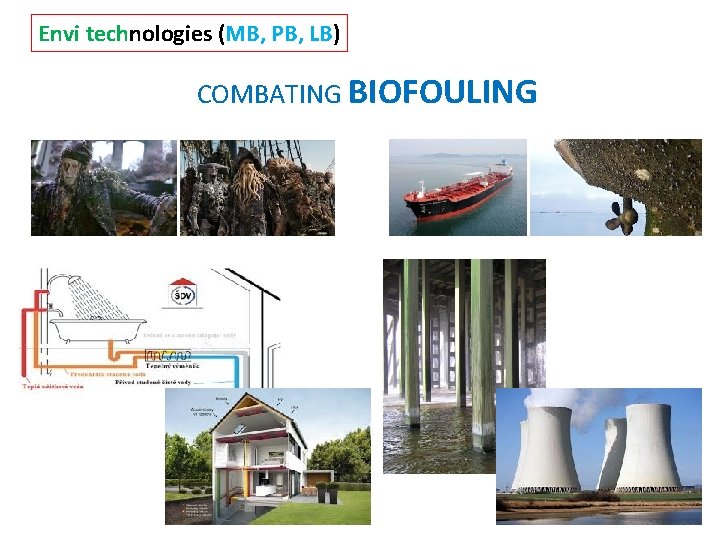 Envi technologies (MB, PB, LB) COMBATING BIOFOULING 