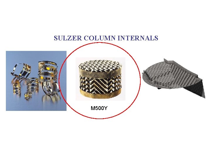 SULZER COLUMN INTERNALS M 500 Y 