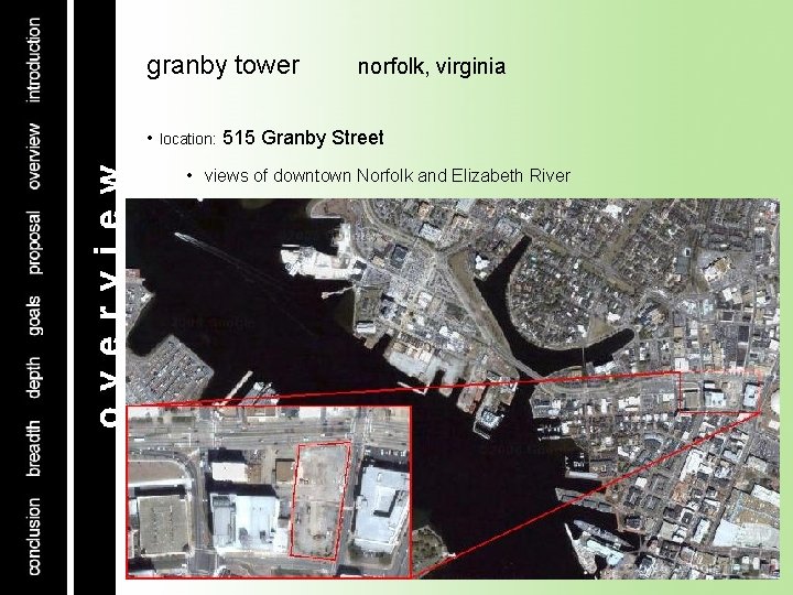 granby tower norfolk, virginia • location: 515 Granby Street • views of downtown Norfolk