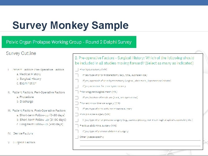 Survey Monkey Sample 8 