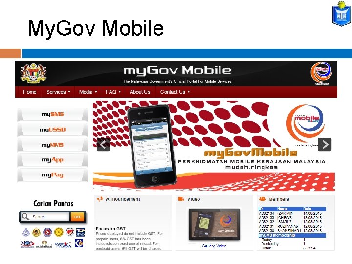 My. Gov Mobile 