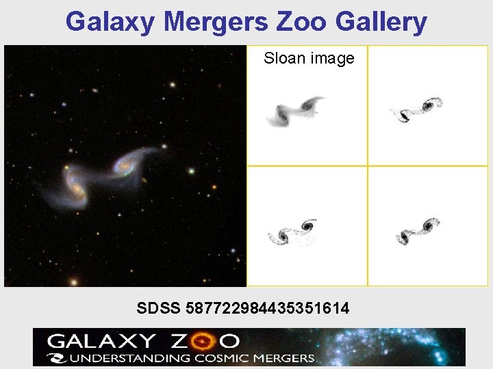 Galaxy Mergers Zoo Gallery Sloan image SDSS 587722984435351614 
